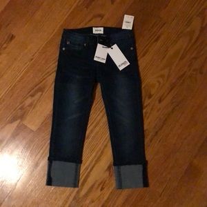 Hudson Skinny Cuff Crop Jeans